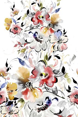 大牌风印花花型图片