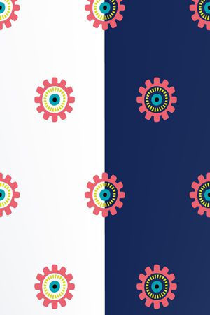 传统花型印花花型图片