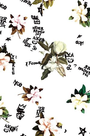 男装满版花印花花型图片