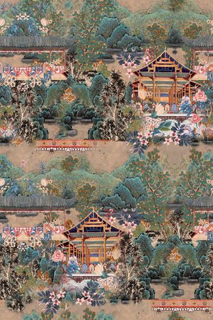香云纱印花花型图片