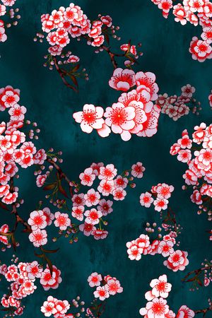 花卉印花花型图片