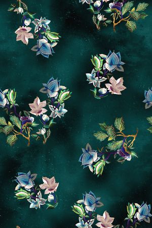 香云纱印花花型图片
