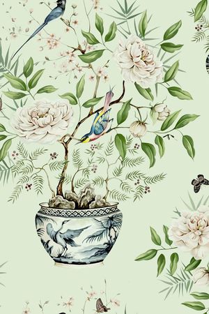 窗帘印花花型图片