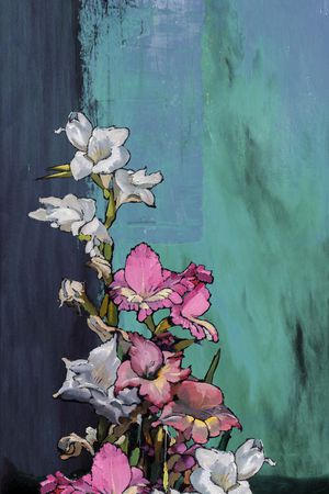 趋势花型印花花型图片