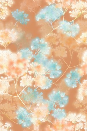 花卉印花花型图片