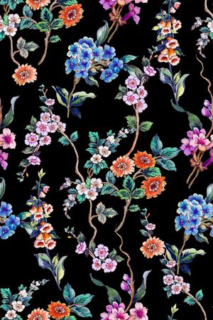 花卉印花花型图片