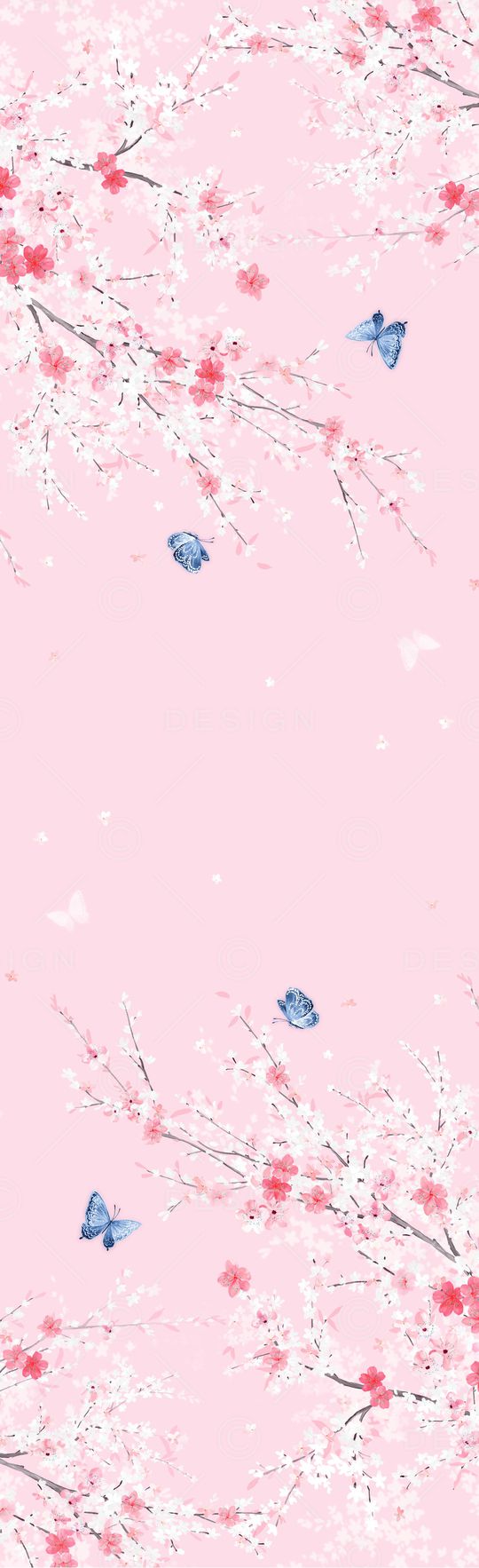树林印花花型图片