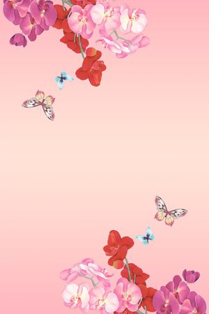 数码花型印花花型图片