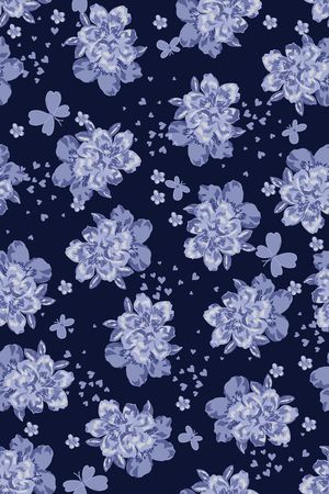 花卉印花花型图片