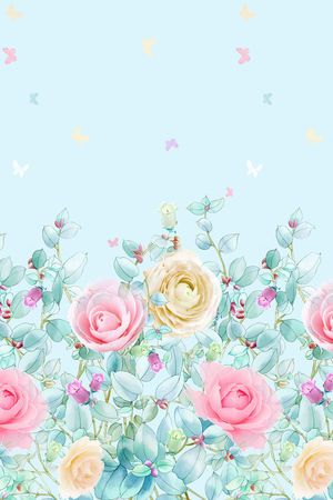 数码花型印花花型图片