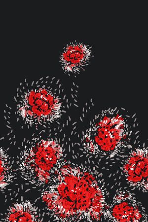 定位花印花花型图片