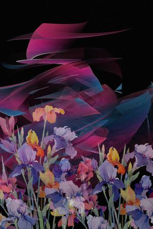 香云纱印花花型图片