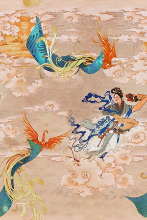 祥云印花花型图片