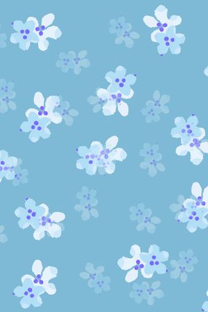 油画花型印花花型图片