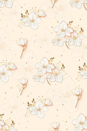 简约印花花型图片