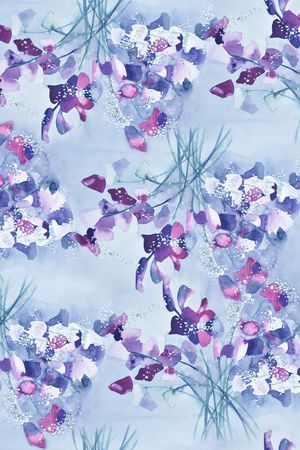 小碎花印花花型图片