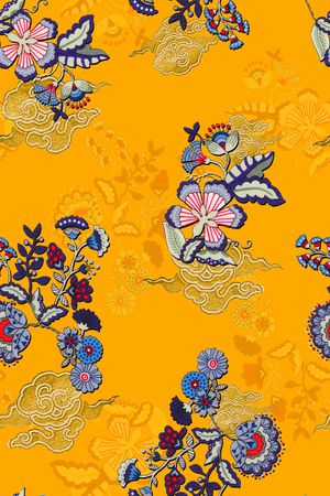 花卉印花花型图片
