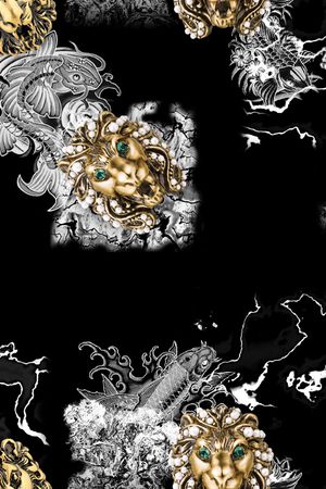 动物印花花型图片