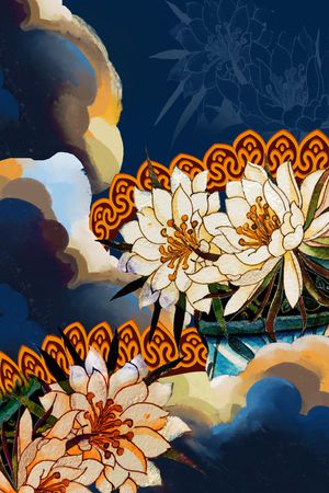 大花印花花型图片