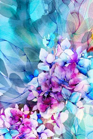 香云纱印花花型图片