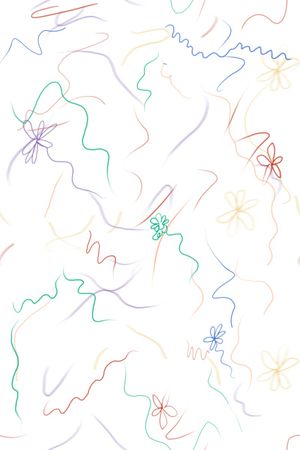 涂鸦印花花型图片