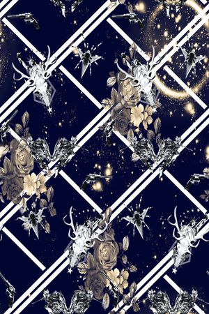 星空印花花型图片