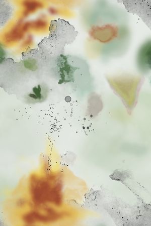 水彩印花花型图片