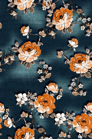 香云纱印花花型图片