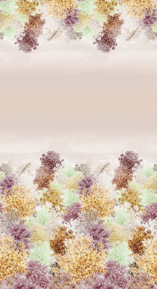 树林印花花型图片
