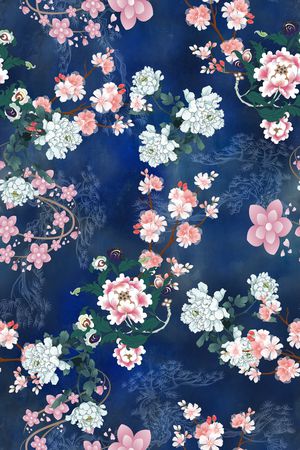 香云纱印花花型图片