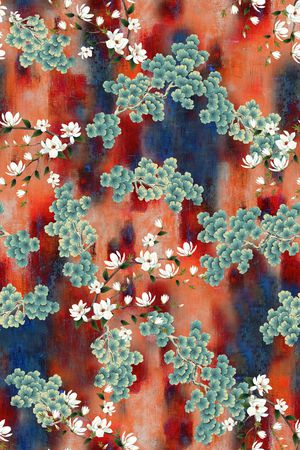 香云纱印花花型图片