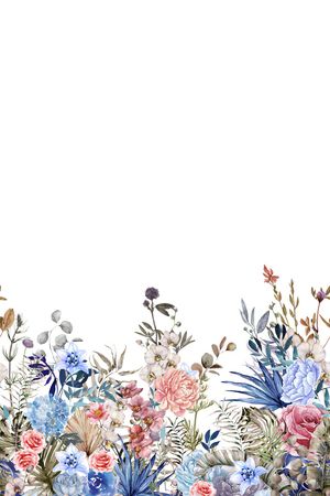 植物印花花型图片