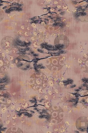 连衣裙印花花型图片