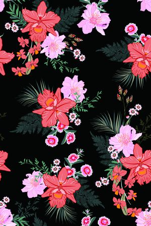 小清新印花花型图片