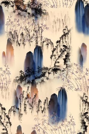 香云纱印花花型图片