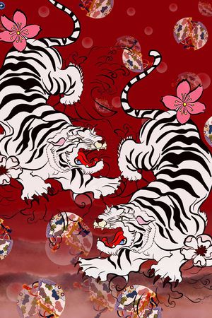 民族风印花花型图片