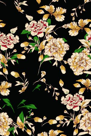 小清新印花花型图片
