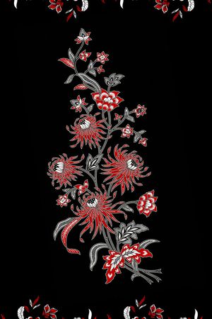 定位花印花花型图片