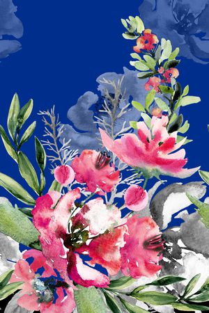 大花印花花型图片