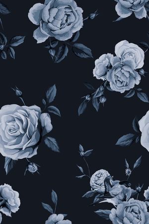 玫瑰花印花花型图片