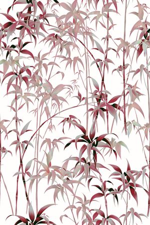 绿植树叶印花花型图片