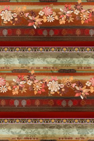 香云纱印花花型图片