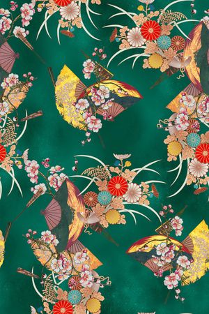 香云纱印花花型图片