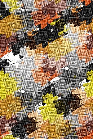 抽象男装印花花型图片