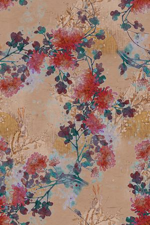 香云纱印花花型图片