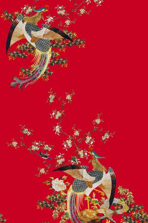 鸟印花花型图片