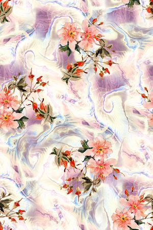 豹纹印花花型图片