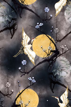 梅花印花花型图片