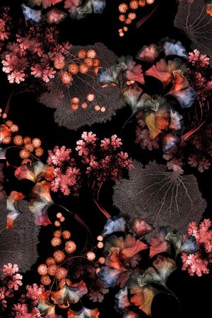 几何印花花型图片