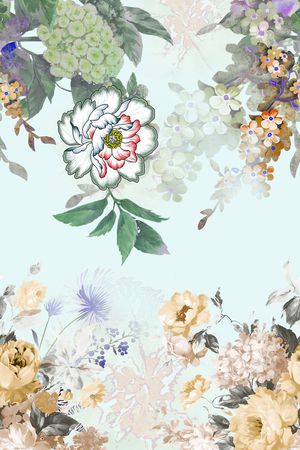 渐变印花花型图片